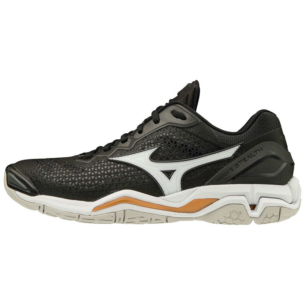 Mizuno WAVE STEALTH V NB - Bayan Basketbol Ayakkabısı - Siyah/Beyaz Türkiye (TIFJAH-207)